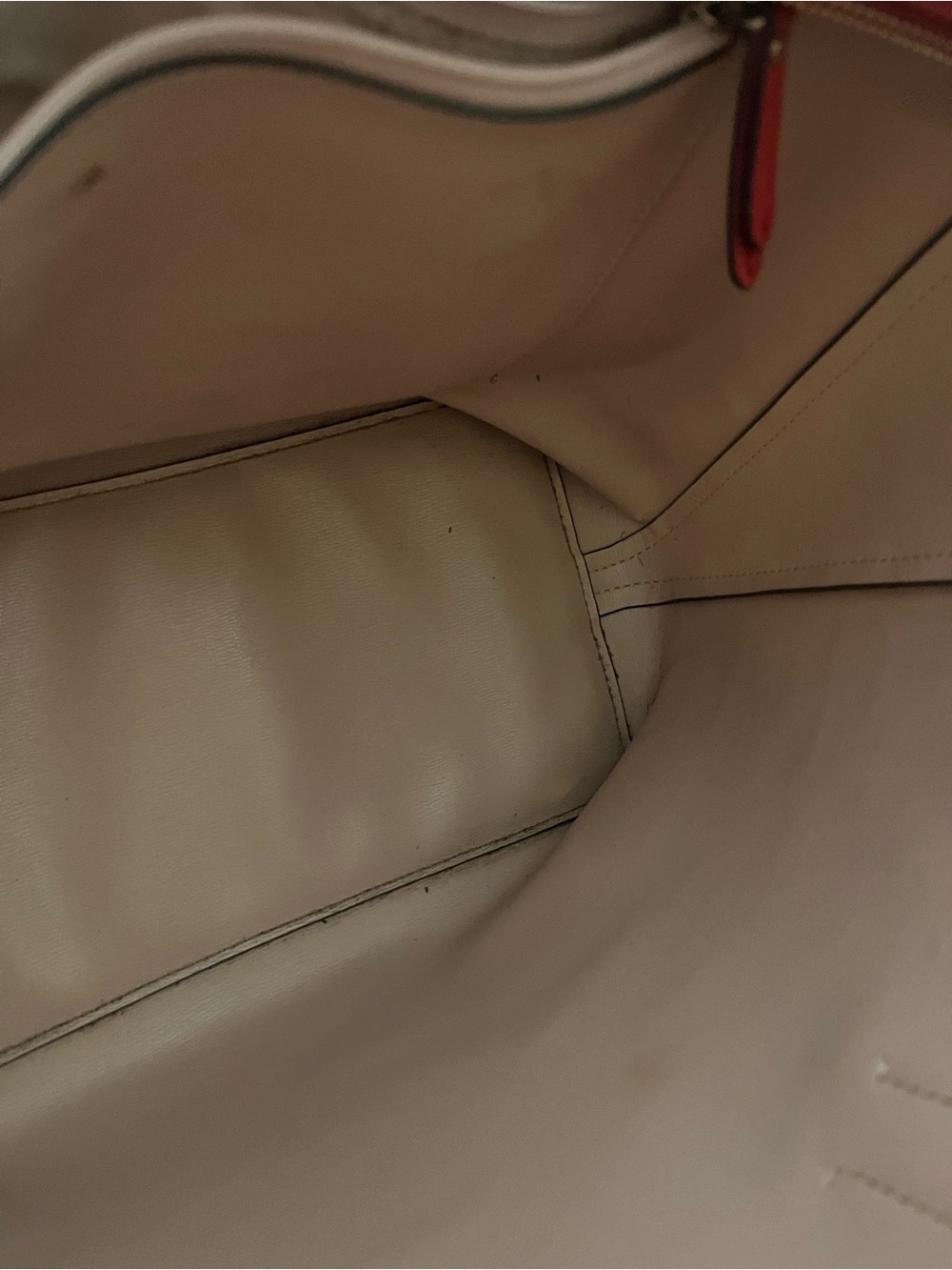 Kate Spade Red Pebbled Leather Tote - Picture 12 of 15